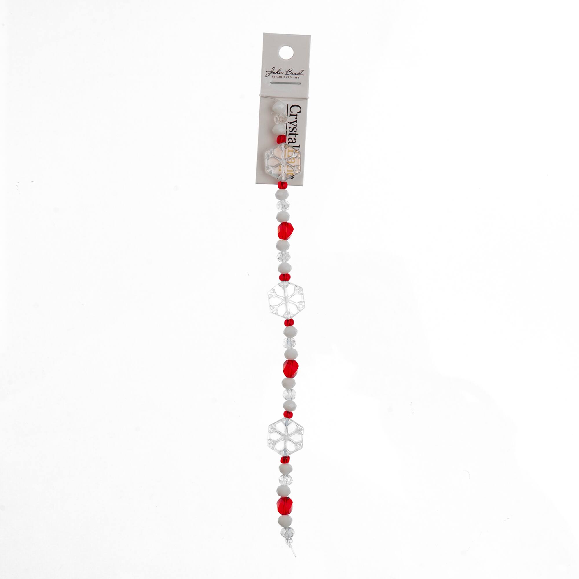 Crystal Lane DIY 7" Lampwork Designer Holiday Glass Bead Strand